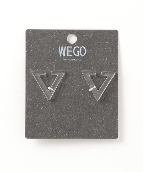 WEGO（ウィゴー）の「WEGO/トライアングルアクリルイヤーカフ（イヤリング）」 WEAR