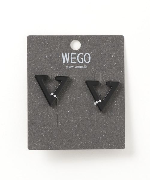 WEGO(ウィゴー)の「WEGO/トライアングルアクリルイヤーカフ(イヤリング・メンズ・ブラック/パープル/ピンク/ブルー/ホワイト系その他・FREE)」の12枚目の写真
