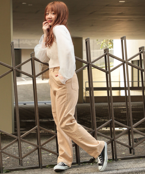 apres jour(アプレジュール)の「ストレートコーデュロイパンツ【ZOZOTOWN限定アイテム】(その他パンツ・レディース・ライトグレー/ベージュ/アイボリー/ライトブラウン/モカ・SMALL/MEDIUM/LARGE/X-LARGE)」の12枚目の写真