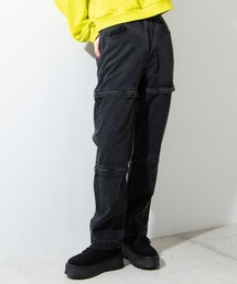WEGO | WEGO/ジッパーデニムワイドパンツ(デニムパンツ)