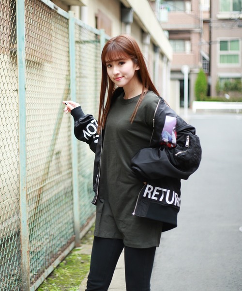 デコレーション Ma 1ジャケット