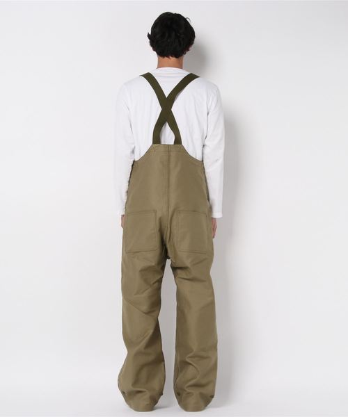 HOUSTON(ヒューストン)の「HOUSTON/ヒューストン DECK PANTS EARLY MODEL(サロペット/オーバーオール・メンズ・ネイビー/ベージュ・MEDIUM/LARGE/X-LARGE)」の4枚目の写真