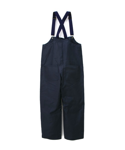 HOUSTON(ヒューストン)の「HOUSTON/ヒューストン DECK PANTS EARLY MODEL(サロペット/オーバーオール・メンズ・ネイビー/ベージュ・MEDIUM/LARGE/X-LARGE)」の6枚目の写真