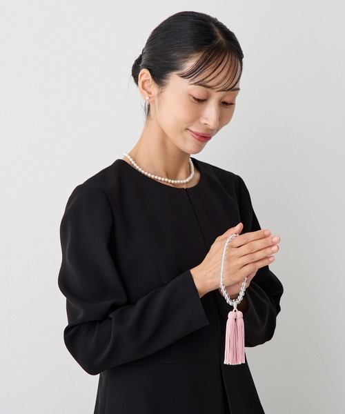 CARETTE(カレット)の「フォーマル 雑貨 3点 セット(ブラックバッグ・念珠・ふくさ)【喪服用】(ハンドバッグ・レディース・ブラック・ONE SIZE)」の16枚目の写真