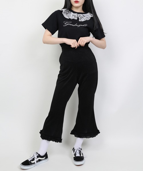 WC（ダブル シー）の「WC/ラメフリルパンツ（その他パンツ・レディース・サックスブルー/ブラック/レッド・FREE）」の9枚目の写真