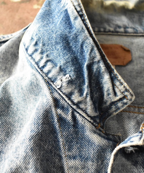 levi's リーバイス デニムジャケット ケミカルウォシュ 99年アメリカ製