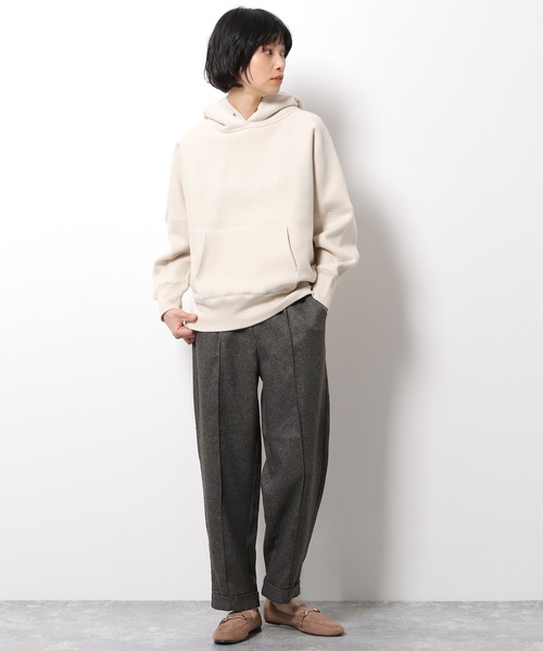 LAKOLE（ラコレ）の「ブラッシュフーディ / LAKOLE（パーカー・レディース・アッシュグレー/カーキ/ブルー/チョコ/ライトベージュ/マスタード/ヘザーグレー/オートミール/パープル/ブラック・SMALL/MEDIUM/X-SMALL）」の14枚目の写真