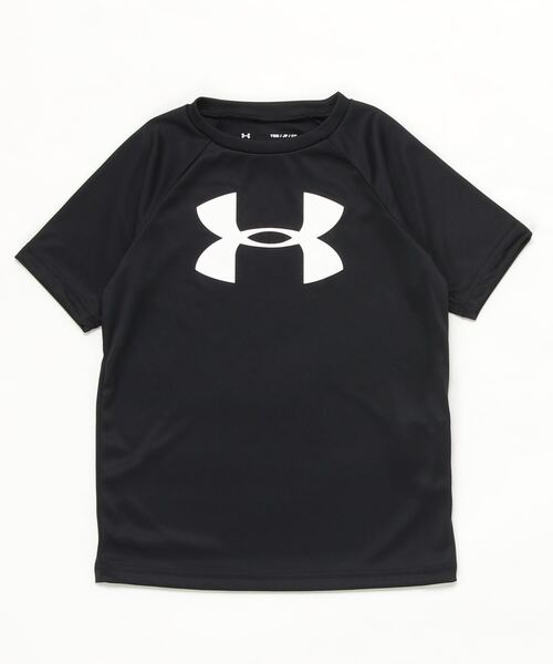 UNDER ARMOUR(アンダーアーマー)の「UAテック ビッグロゴ ショートスリーブ?(トレーニング/BOYS)(Tシャツ/カットソー・キッズ・ブラック×ホワイト/ブルー/チェリーレッド/ロイヤルブルー/レッド・150cm/140cm/130cm/160cm/120cm)」の2枚目の写真