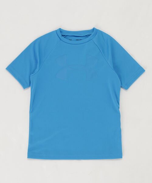 UNDER ARMOUR(アンダーアーマー)の「UAテック ビッグロゴ ショートスリーブ?(トレーニング/BOYS)(Tシャツ/カットソー・キッズ・ブラック×ホワイト/ブルー/チェリーレッド/ロイヤルブルー/レッド・150cm/140cm/130cm/160cm/120cm)」の3枚目の写真