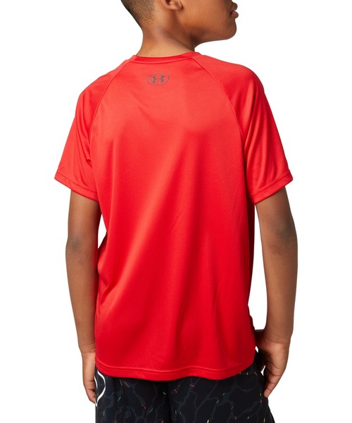 UNDER ARMOUR(アンダーアーマー)の「UAテック ビッグロゴ ショートスリーブ?(トレーニング/BOYS)(Tシャツ/カットソー・キッズ・ブラック×ホワイト/ブルー/チェリーレッド/ロイヤルブルー/レッド・150cm/140cm/130cm/160cm/120cm)」の7枚目の写真
