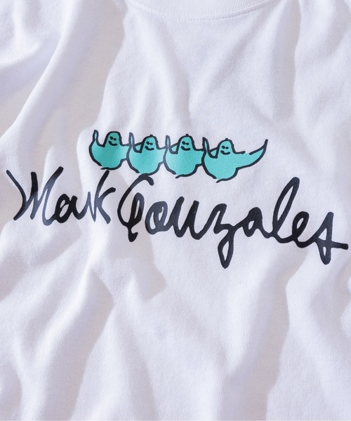 セール ロンt H トップス ビッグシルエット Tシャツ カットソー Mark Gonzales マーク ゴンザレス のファッション Mark Mark ロングtシャツ Gonzales マーク ゴンザレス オーバーサイズ ロンt 長袖