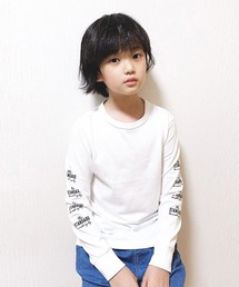 b・ROOM | 【WEB限定】プリントアソート長袖Tシャツ(Tシャツ/カットソー)