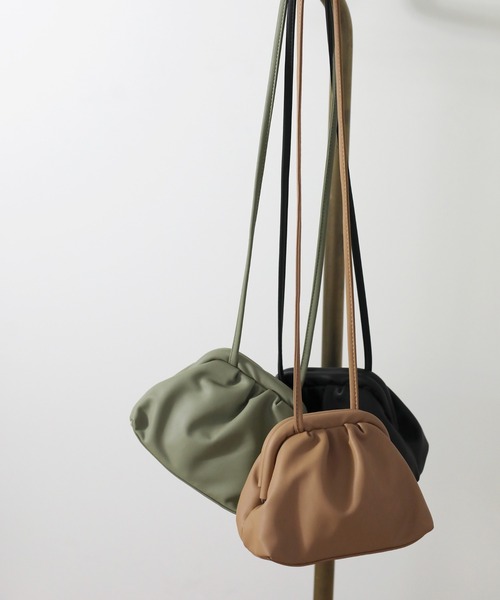 select MOCA(セレクトモカ)の「がま口ミニショルダーバッグ(ショルダーバッグ・レディース・カーキ/キャメル/ブラック・FREE)」の15枚目の写真