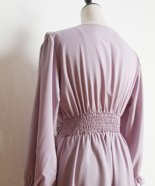 tocco closet（トッコ クローゼット）の「袖口フリル付きフロント釦 