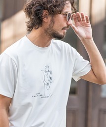 mt6999-JAZZ プリントTEE-サックス Tシャツ