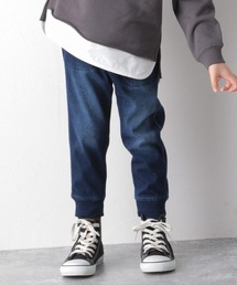 【キッズ】スゴ楽カットデニムリブパンツ/922574