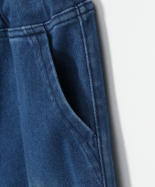 GLOBAL WORK（グローバルワーク）の「【キッズ】スゴ楽カットデニムリブパンツ/922574（その他パンツ・キッズ・ネイビー/ブルー・100cm/120cm/140cm/110cm/130cm/160cm/150cm）」の4枚目の写真