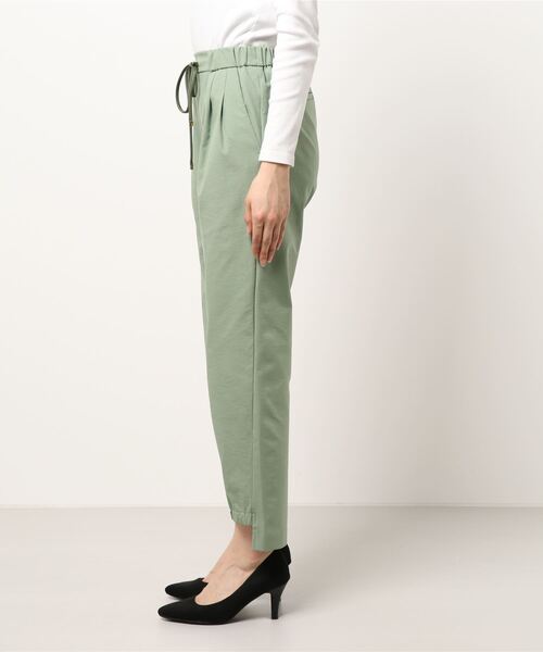 INTERPLANET（インタープラネット）の「ジョガー風テーパードパンツ（その他パンツ・レディース・グリーン/ベージュ/ブラック・FREE）」の5枚目の写真