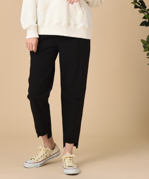 INTERPLANET（インタープラネット）の「ジョガー風テーパードパンツ（その他パンツ・レディース・グリーン/ベージュ/ブラック・FREE）」の2枚目の写真