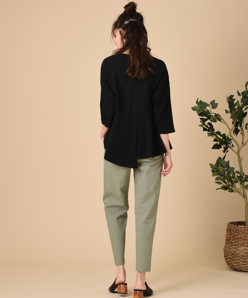 INTERPLANET（インタープラネット）の「ジョガー風テーパードパンツ（その他パンツ・レディース・グリーン/ベージュ/ブラック・FREE）」の8枚目の写真