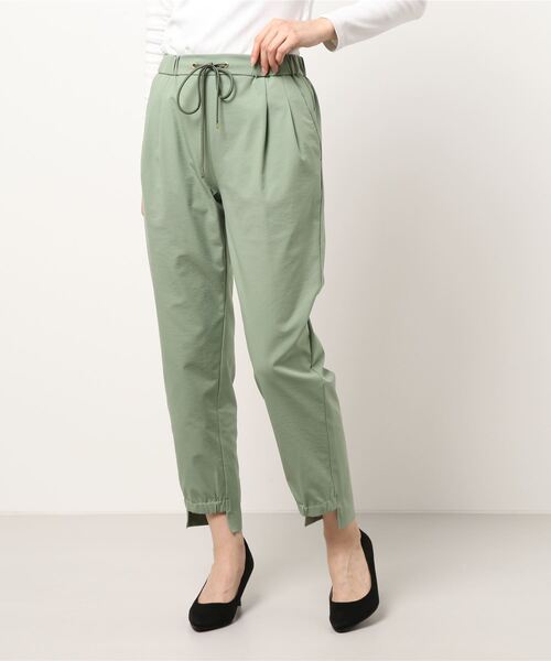 INTERPLANET（インタープラネット）の「ジョガー風テーパードパンツ（その他パンツ・レディース・グリーン/ベージュ/ブラック・FREE）」の18枚目の写真