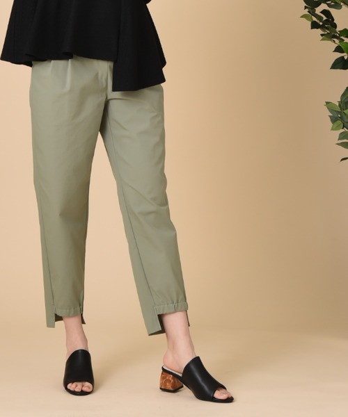 INTERPLANET（インタープラネット）の「ジョガー風テーパードパンツ（その他パンツ・レディース・グリーン/ベージュ/ブラック・FREE）」の9枚目の写真