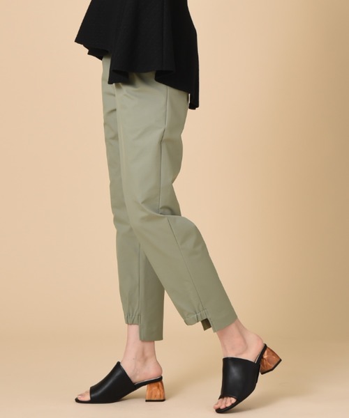 INTERPLANET（インタープラネット）の「ジョガー風テーパードパンツ（その他パンツ・レディース・グリーン/ベージュ/ブラック・FREE）」の10枚目の写真