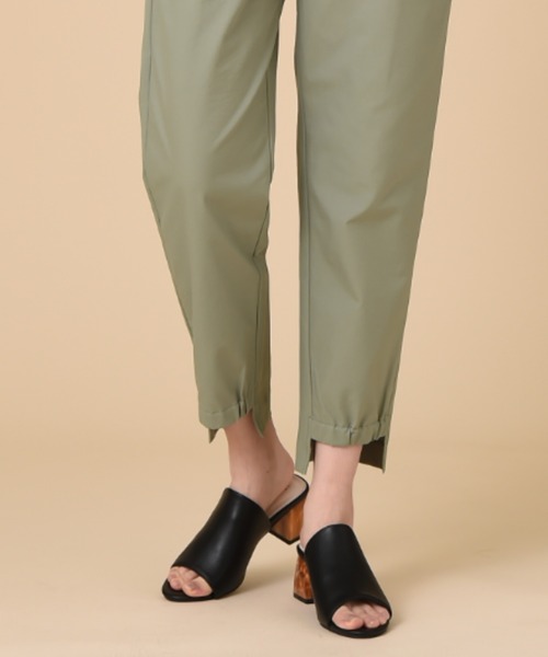 INTERPLANET（インタープラネット）の「ジョガー風テーパードパンツ（その他パンツ・レディース・グリーン/ベージュ/ブラック・FREE）」の12枚目の写真