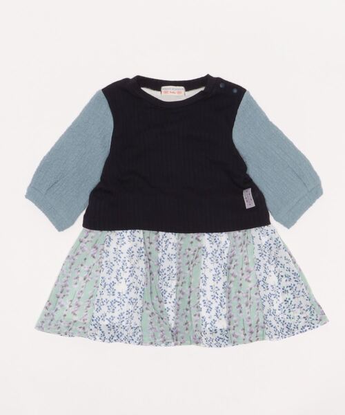 100 130 春のレイヤード８分袖ワンピース ワンピース Zuppa Di Zucca ズッパ デ ズッカ のファッション通販 Zozotown