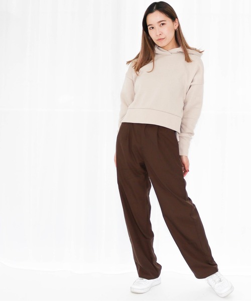 Per sist ence(パーシエンス)の「Per sist ence/パーシエンス ルーズカラーパンツ(その他パンツ・レディース・オレンジ/ブラウン/マスタード/ブラック・FREE)」の10枚目の写真