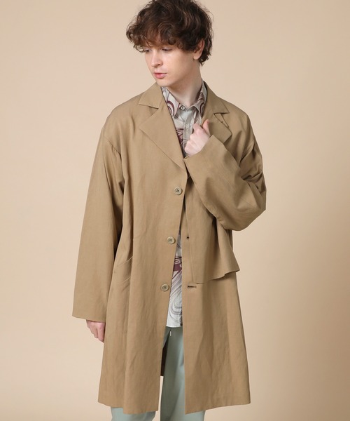 【カシミヤ100%】【50】LANVIN♡ランバン ダブルチェスターコート 専用】LANVIN ランバン カシミヤ100% チェスターコート ネイビー