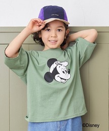 b・ROOM | 【DISNEY】 キャップミッキーマウスデザイン Tシャツ(Tシャツ/カットソー)