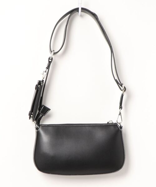 ENVYM（アンビー）の「ポーチコンビステッチＢＡＧ（ショルダーバッグ・レディース・ブラック・FREE）」の3枚目の写真