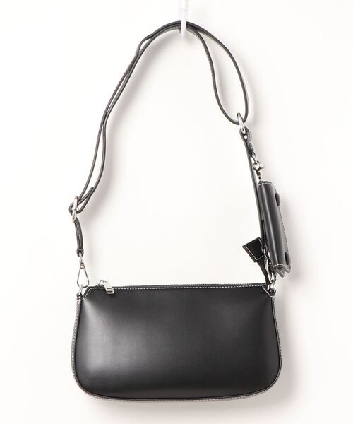 ENVYM（アンビー）の「ポーチコンビステッチＢＡＧ（ショルダーバッグ・レディース・ブラック・FREE）」の4枚目の写真