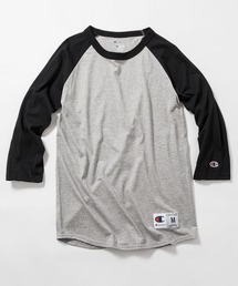 Champion（チャンピオン）の「Champion/チャンピオン ベースボール ラグランTシャツ 7分袖（Tシャツ/カットソー）」