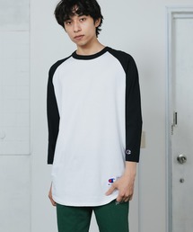 Champion/チャンピオン ベースボール ラグランTシャツ 7分袖