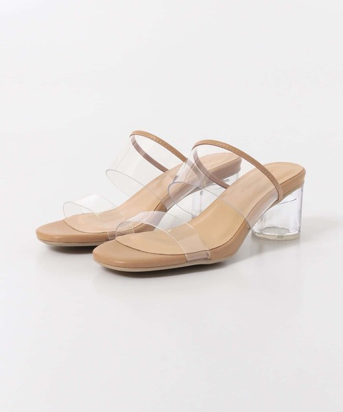 URBAN RESEARCH(アーバンリサーチ)の「クリアヒールサンダル(サンダル・レディース・ベージュ/アイボリー/ミント/ラベンダー・38/37)」の1枚目の写真