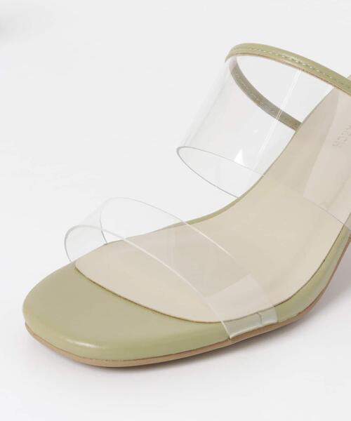 URBAN RESEARCH(アーバンリサーチ)の「クリアヒールサンダル(サンダル・レディース・ベージュ/アイボリー/ミント/ラベンダー・38/37)」の6枚目の写真