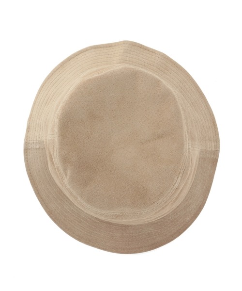 MADEMOISELLE ROPE'(マドモアゼル ロペ)の「【RIDGEWOOD CAPS】スエードバケットハット(ハット・レディース・キナリ/ベージュ・FREE)」の6枚目の写真