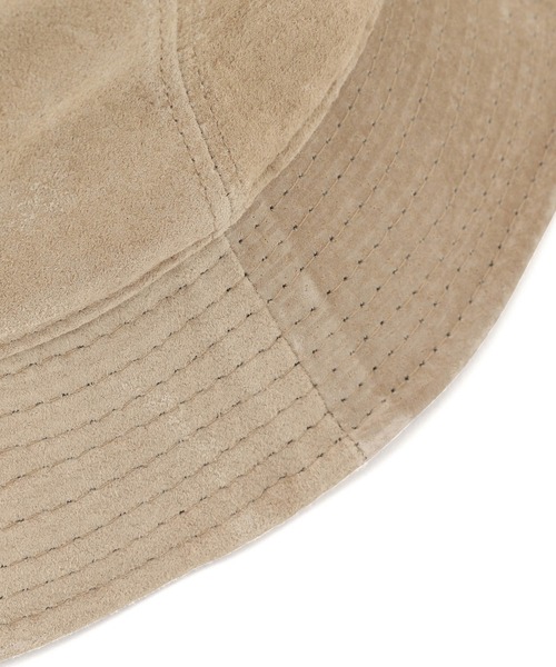 MADEMOISELLE ROPE'(マドモアゼル ロペ)の「【RIDGEWOOD CAPS】スエードバケットハット(ハット・レディース・キナリ/ベージュ・FREE)」の8枚目の写真