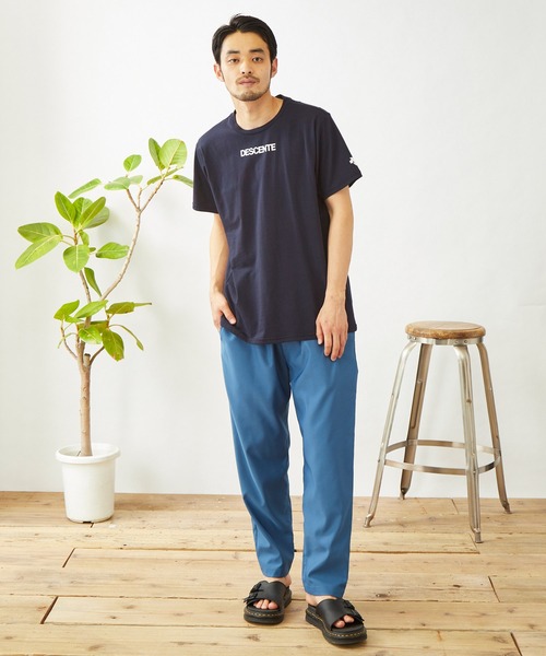DESCENTE/デサント ロゴデザイン ソフトコットン半袖Tシャツ（Tシャツ
