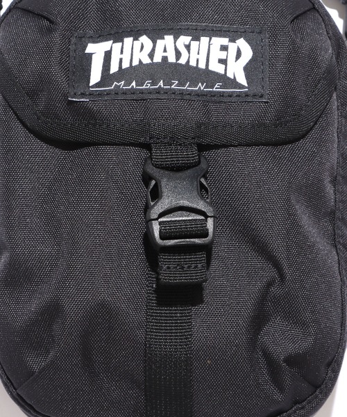 THRASHER(スラッシャー)の「THRASHER/スラッシャー Mini Shoulder Tate ロゴ ウエストポーチ/ショルダーバッグ(ボディバッグ/ウエストポーチ・メンズ・ブラック×ホワイト/ブラック×ブラック/グレー・ONE SIZE)」の16枚目の写真
