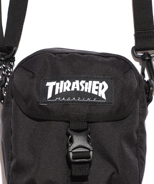 THRASHER(スラッシャー)の「THRASHER/スラッシャー Mini Shoulder Tate ロゴ ウエストポーチ/ショルダーバッグ(ボディバッグ/ウエストポーチ・メンズ・ブラック×ホワイト/ブラック×ブラック/グレー・ONE SIZE)」の15枚目の写真
