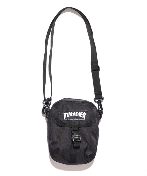 THRASHER(スラッシャー)の「THRASHER/スラッシャー Mini Shoulder Tate ロゴ ウエストポーチ/ショルダーバッグ(ボディバッグ/ウエストポーチ・メンズ・ブラック×ホワイト/ブラック×ブラック/グレー・ONE SIZE)」の14枚目の写真