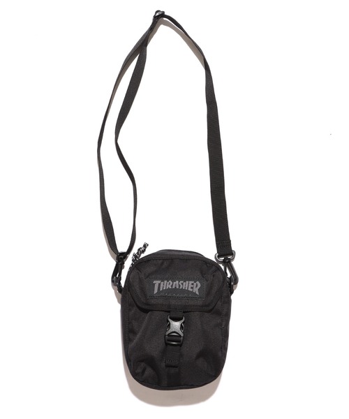 THRASHER(スラッシャー)の「THRASHER/スラッシャー Mini Shoulder Tate ロゴ ウエストポーチ/ショルダーバッグ(ボディバッグ/ウエストポーチ・メンズ・ブラック×ホワイト/ブラック×ブラック/グレー・ONE SIZE)」の12枚目の写真