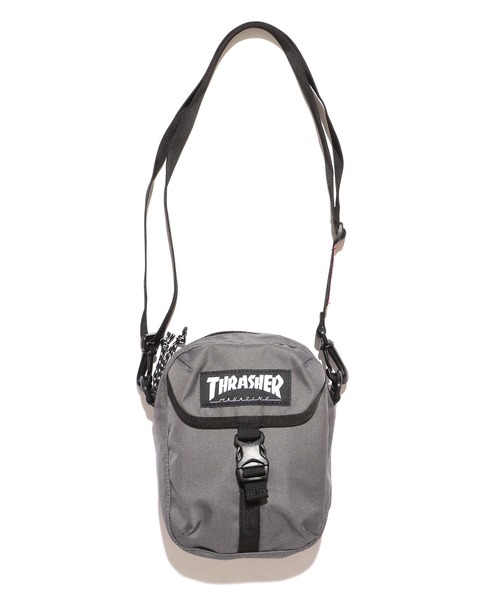 THRASHER(スラッシャー)の「THRASHER/スラッシャー Mini Shoulder Tate ロゴ ウエストポーチ/ショルダーバッグ(ボディバッグ/ウエストポーチ・メンズ・ブラック×ホワイト/ブラック×ブラック/グレー・ONE SIZE)」の13枚目の写真