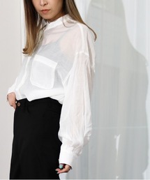 Per sist ence | Per sist ence/パーシエンス　ローンバンドカラーシャツ(シャツ/ブラウス)