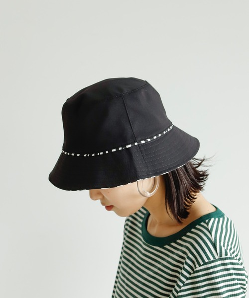 Birthday room(バースデイルーム)の「ゼブラ×無地リバーシブルバケットハット(ハット・レディース・ブラック/ホワイト・FREE)」の22枚目の写真
