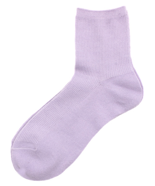 WEGO（ウィゴー）の「WEGO/アンゴラソックス（ソックス/靴下・レディース・ホワイト/ブラック/サックスブルー/パープル/ピンク・FREE）」の5枚目の写真