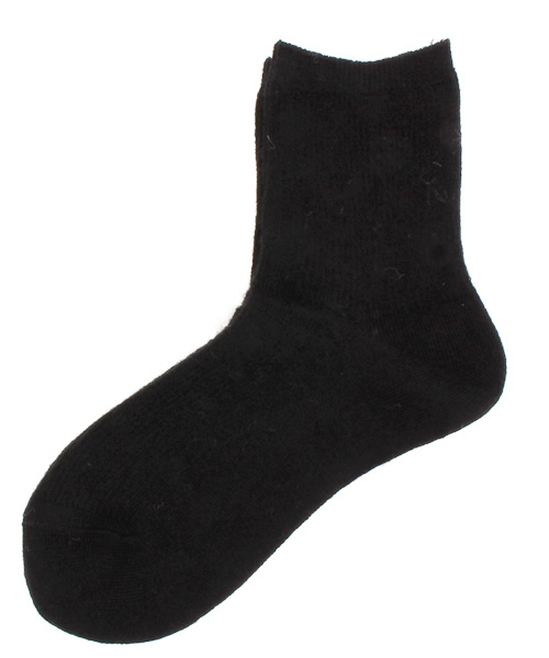 WEGO（ウィゴー）の「WEGO/アンゴラソックス（ソックス/靴下・レディース・ホワイト/ブラック/サックスブルー/パープル/ピンク・FREE）」の3枚目の写真